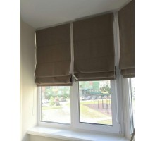 Шторы римские "Brown 034" на створку